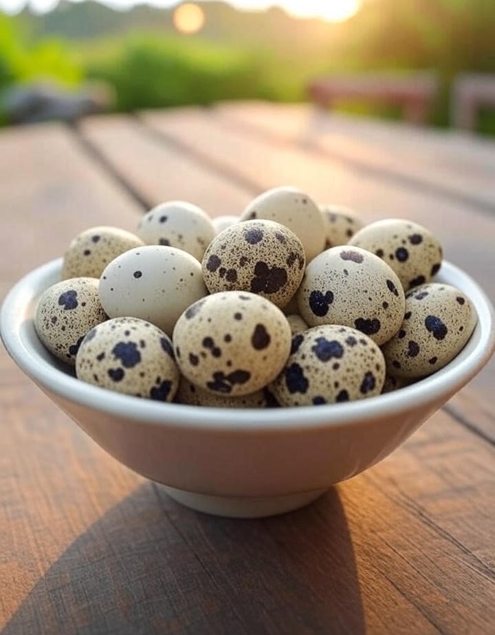 Перепелиные яйца